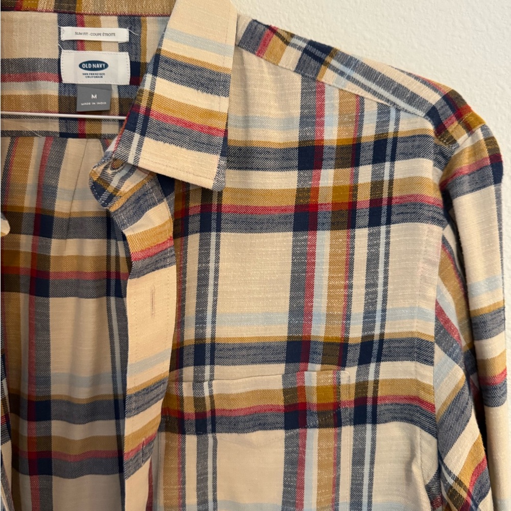 Men's Plaid Shirt - Multicolor